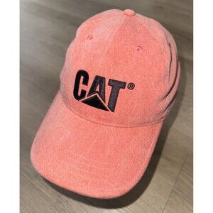 CATERPILLAR Cat Adjustable Strap Pink Adult Hat Ball Cap Work Hat